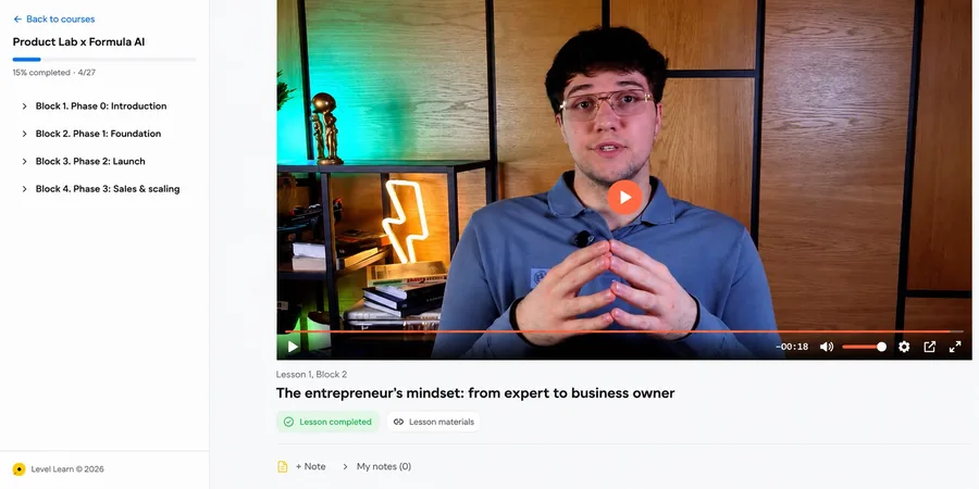 Скриншот интерфейса нашей платформы